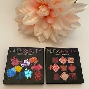 Huda Beauty Mauve and Electric Obsessions Palettes